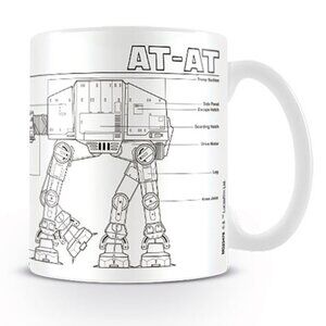 New Star Wars At-At Schematics Sketch 11 oz. Mug